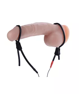 Vigor II Cock and Ball Ties and Frenum Electro Stimulator