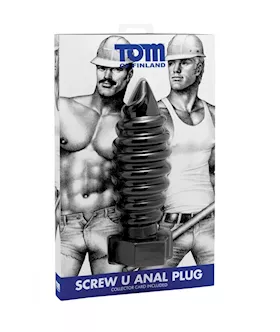 Tom Of Finland Screw U Anal Plug