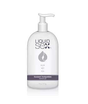 Liquid Sex Condom Compatible Lubricant Gel 16 Fl Oz 473 Ml Pump Bottle