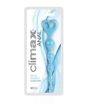 Climax Anal Silicone Stripes Anal Beads