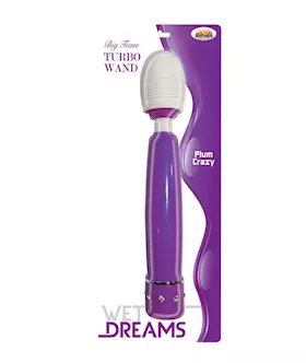 Wet Dreams Big Tease Turbo Wand Purple