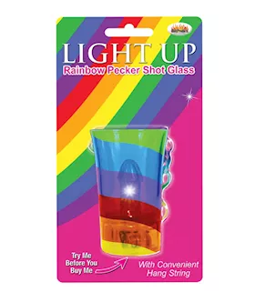 Light Up Rainbow Pecker Shot Glass