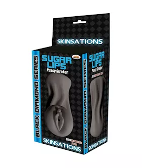 Skinsations Sugar Lips Pussy Stroker Black Diamond Series