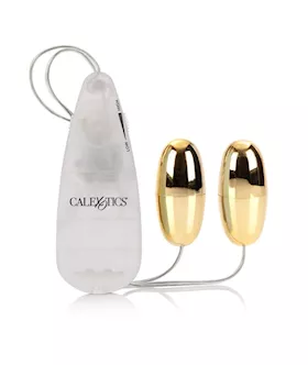 Pocket Exotics Vibrating Double Gold Bullets