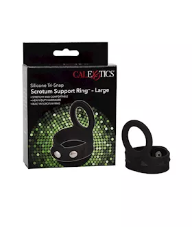 Silicone Tri-snap Scrotum Support Ring Large