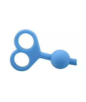 Blue Pull Out Beads