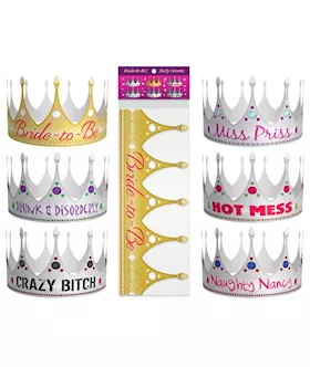 BrideToBe Party Crowns