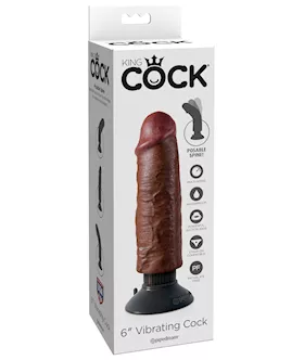 King Cock 6 Inch Vibrating Cock
