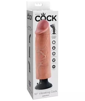 King Cock 10 Inch Vibrating Cock