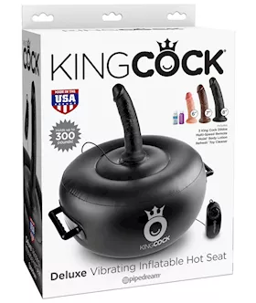 King Cock Deluxe Vibrating Inflatable Hot Seat