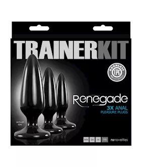 Renegade Pleasure Plug 3 Piece Trainer Kit