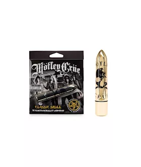 Motley Crue Classic Skull 10 Function Bullet Vibrator