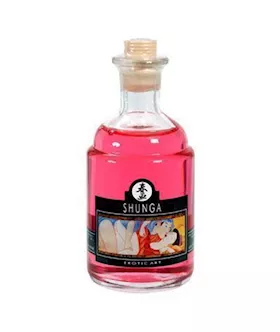 Shunga Aphrodisiac Oil Sparkling Strawberry Wine