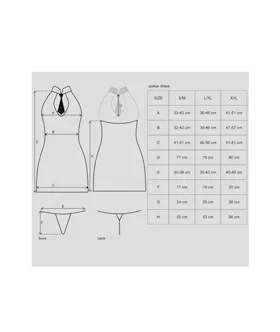 Obsessive Police Dress Costume