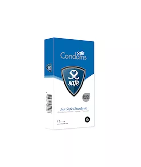Safe Just Safe Condoms Standard 10 Pcs