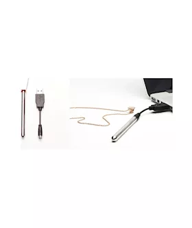 Crave Vesper Vibrator Necklace Rose Gold
