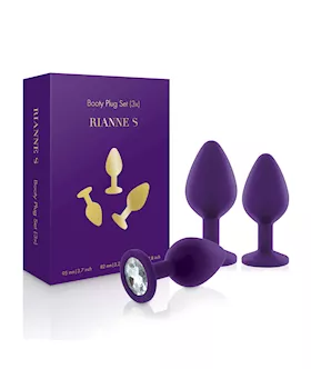 Rs Soiree Booty Plug Set 3x Purple