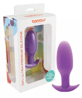 Tantus Ryder Butt Plug Purple Purple