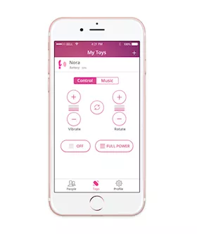 Lovense Nora Bluetooth Rabbit Vibrator