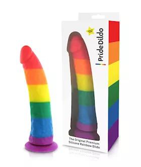 Pride Dildo Silicone Rainbow Dildo