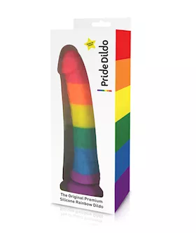 Pride Dildo Silicone Rainbow Dildo