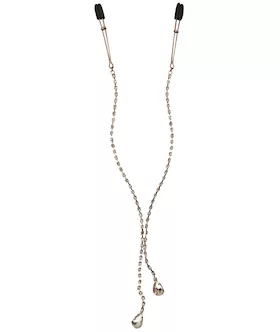 Sportsheets Nipple Clamps With Teardrop Crystals