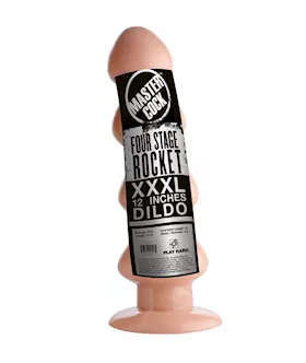 Four Stage Rocket Dildo Flesh