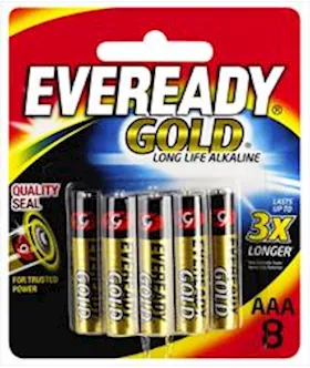 Eveready Gold AAA 8 pack