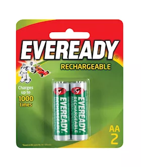 Eveready Recharge Batteries Aa 2pk