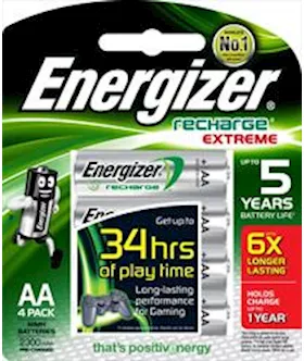 Energizer Rechargeable AA 4pk
