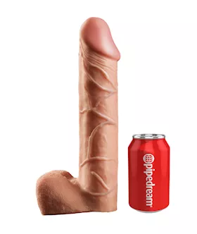 King Cock 12 Inch Hollow Strap On Suspender System