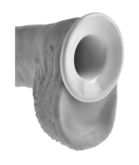 King Cock 12 Inch Hollow Strap On Suspender System