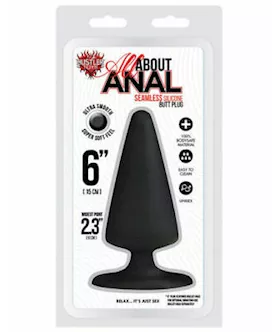 Seamless Silicone Butt Plug 6