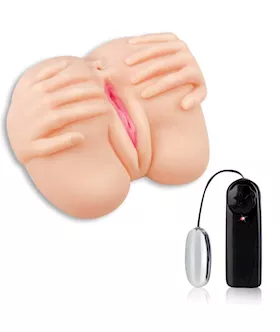 Vibrating Spread From Behind Pussy & Ass