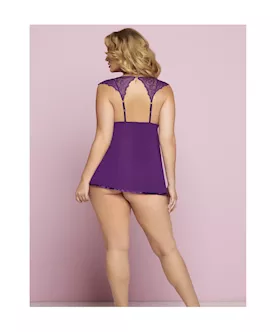 Purple Reign Babydoll Set