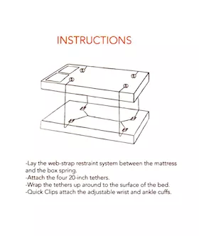 Liberator Bed Buckler Restraint Set