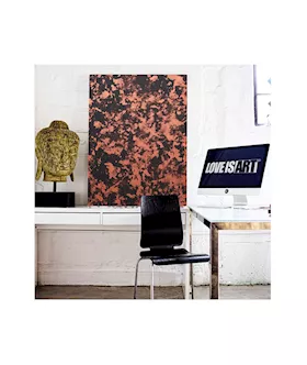 Love Is Art Premium Black & Copper