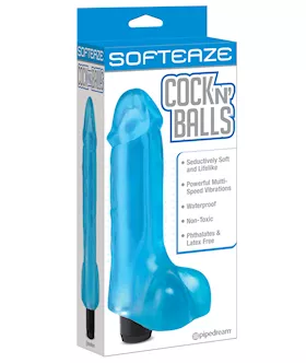 Softeaze Cock N Balls Vibe Blue
