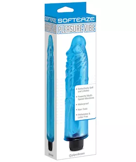 Softeaze Vibrating Dong Blue