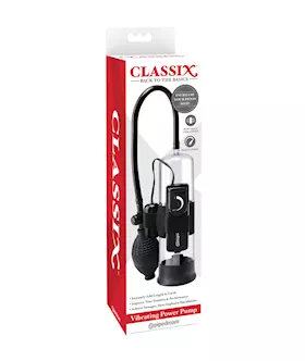 Classix Vibrating Power Pump-black