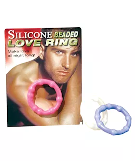 Silicone Beaded Love Ring