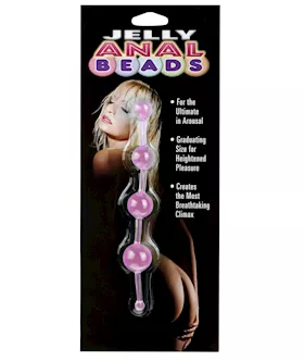 Jelly Anal Beads Pink