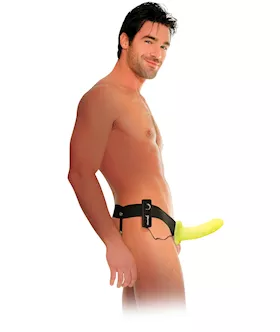 Vibrating Hollow Strap On Gid