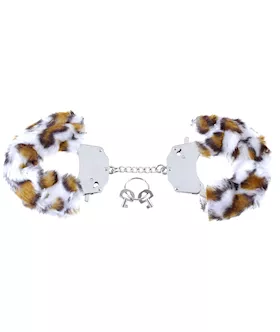 Furry Leopard Love Cuffs