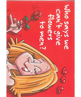 Who Says We Cant Give Flowers To Men?