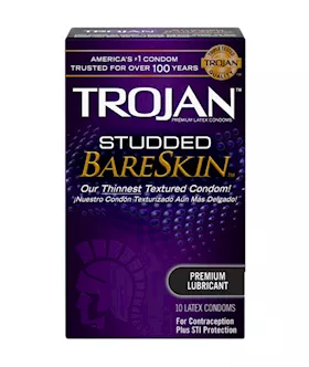 Trojan Studded BareSkin 10pk