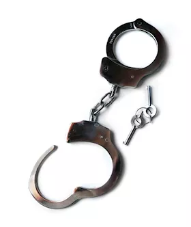 Double-lock Police-style Handcuffs