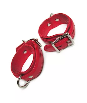 Leather Lined Locking Ankle Cuffs