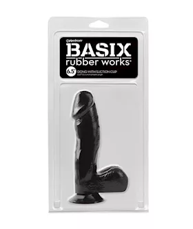 Basix 6.5 Inch Suction Cup Dildo