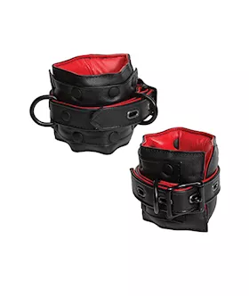 Kink Leather Submissive Accessories Ankle Restraints